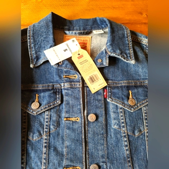 NWT LEVI'S 90's Jeans Jaquet Original  size Small - Picture 7 of 12